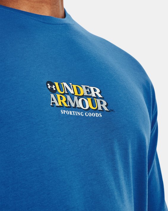 Men's UA Sporting Goods Short Sleeve in Blue image number 5